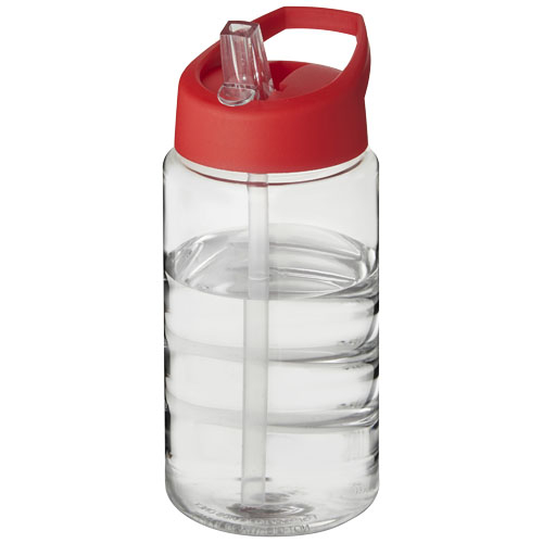 Gourde sport promotionnelle 500ml H2O Active® Translucide et Rouge